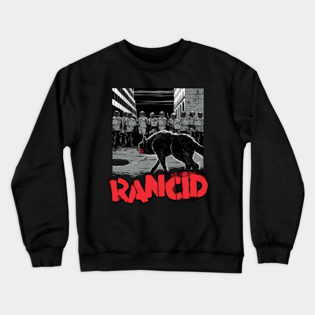 rancid Crewneck Sweatshirt by bambangbuta